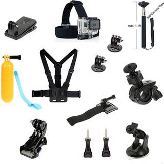 13-i-1 Sport tilbehørssæt til GoPro og action kameraer