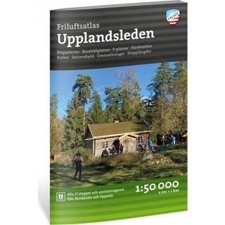 Calazo förlag Friluftsatlas Upplandsleden 1:50.000 NoColour, OneSize