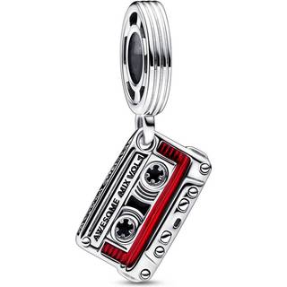 Pandora Marvel Guardians of The Galaxy Cassette Tape Dangle Charm - Silver