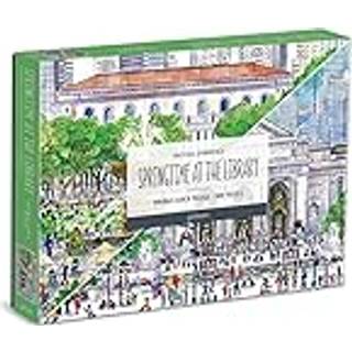 Michael Storrings Springtime at the Library 500 Piece Double-Sided Puzzle