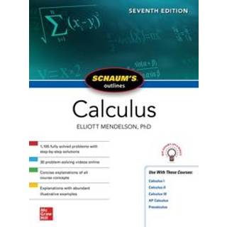 Schaum's Outline of Calculus, Seventh Edition