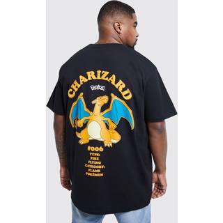 Mens Black Plus Pokémon License T-shirt
