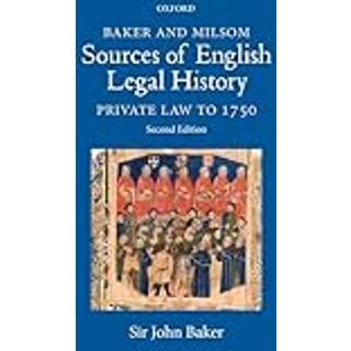 Baker and Milsom Sources of English Legal History
