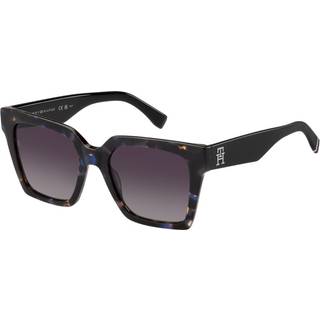 Tommy Hilfiger Kvinde TH 2100/S JBW/3X Solbriller Acetat Havana/Blå Bordeaux Firkantet Skygge