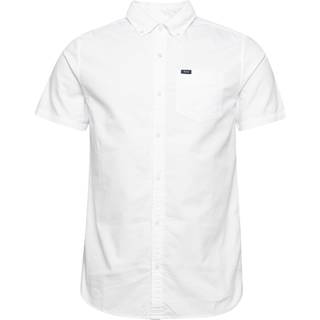 Superdry Superdry White Vintage Oxford Short Sleeve 100% Cotton Shirt