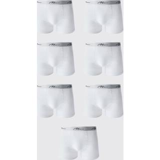 Mens White 7 Pack Man Signature Trunks
