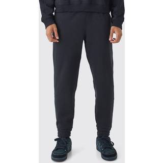 Mens Black Basic Regular Fit Jogger