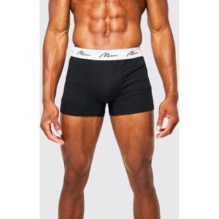 Mens Multi 3 Pack Man Script Mixed Trunk