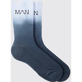 Mens Grey Man Active Ombre Socks