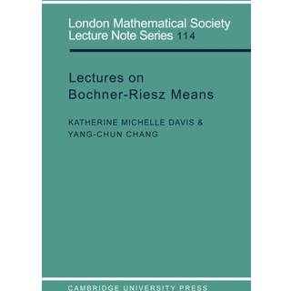 Lectures on Bochner-Riesz Means