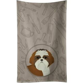 Caroline's Treasures CK2210KTWL Shih Tzu i køkkenet køkkenhåndklæde