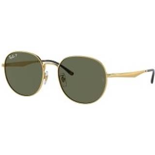 Ray - Ban Unisex RB3727D 001/9A Solbriller Metal Guld Grøn Pantos Polariseret Anti -Reflex