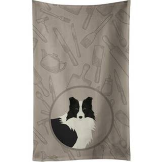 Caroline's Treasures CK2169KTWL Border Collie i køkkenet køkkenhåndklæde