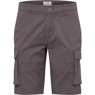 ONLY & SONS Cam Stage Cargo Shorts Grey Pinstripe