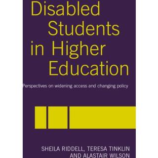 Disabled Students in Higher Education
