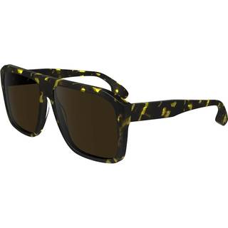 Victoria Beckham Kvinde VB671S 012 Solbriller Acetat Havana Firkantet Normal Normal