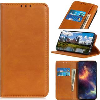 Samsung Galaxy A20e split lædercover - brun