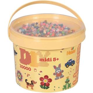 Hama Midi, perler, 10.000 stk., mix 68, 60 farver [Levering: 1-2 dage]