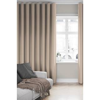 Hasta Gardin Dokie Mørklægningsgardin Beige, Ekstra høj og bred