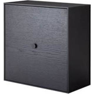 Audo Copenhagen Frame 42 With Door Black - Væghylder & Vægskabe Mdf Sortbejdset Ask - 71073-001719