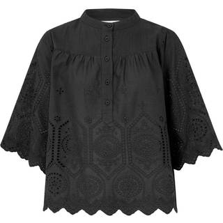 Lollys Laundry bluse - Louise washed black