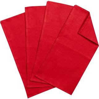 Scandi Living Clean servietter 45 x 45 cm 4-pak Red