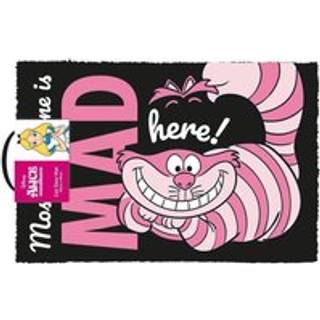 Alice i Eventyrland Vi er alle gale her! Dørmåtte