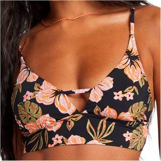 Billabong Women's Hooked On Tropics V-Neck Cami Bikinitop Damer størrelse XS farve pink