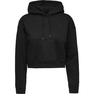 Black Diamond Women's Crop Pullover Hoody Hoodie Damer størrelse XL farve sort