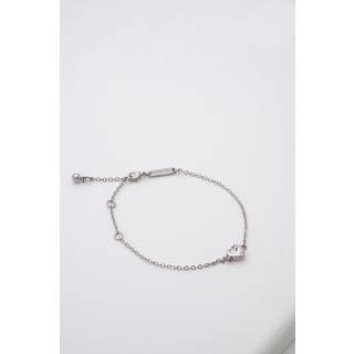 Ted Baker Silver Hansa Crystal Heart Bracelet - 20cm