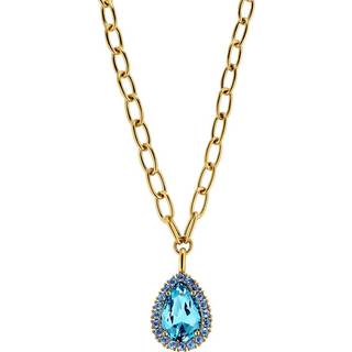 DYRBERG/KERN METTA HALSKÆDE 440102 (Gold, Blue, ONESIZE)