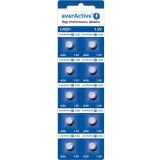 EverActive AG0 LR521/LR63 alkaliske knapcellebatterier - 10 stk.