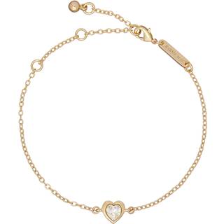 Ted Baker Gold Hansa Crystal Heart Bracelet - 20cm