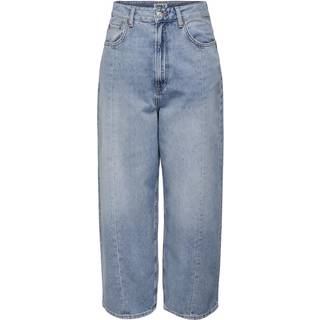 Onlzane Høj Talje Loose Fit - Cropped Jeans