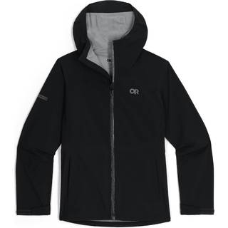 Outdoor Research Women's Stratoburst Stretch Rain Jacket Black, L