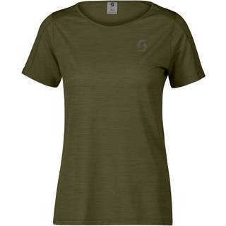 Scott Women's Endurance Light S/S Shirt Funktionsshirt Damer størrelse XS farve olivengrøn