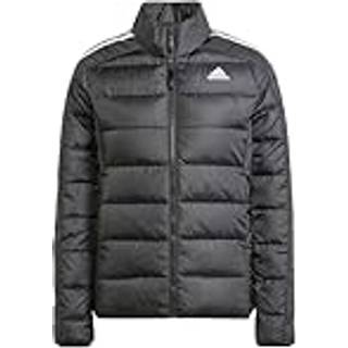 Essentials 3-Stripes Light dunjakke - Black - XS