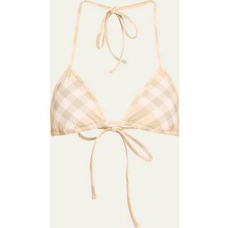 Checked Bikini Top - L