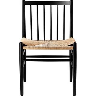 Fdb Møbler J80 Stol / Naturlig - Stole Bøg Sort - J80S31021202