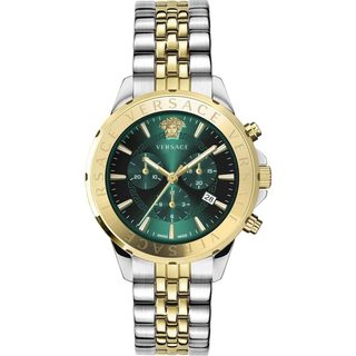 Versace VEV602023 Signature Chronograph Herrenuhr 44mm 5ATM