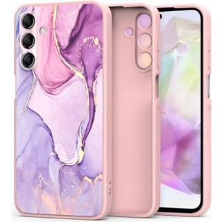 Samsung Galaxy A35 Tech-Protect Icon Silikone Cover - Marmor