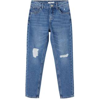 Name It Medium Blue Denim Mom Shaped Bukser