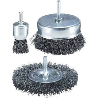 Makita Stålbørstesæt 6mm 1/4" (3) - D-66070