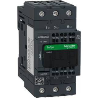 Schneider Kontaktor 50a 3P +1n0+1nc 24V DC