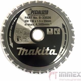 Makita Hm Klinge 136x20x30z - B-33526