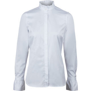 Stenströms Darya Hvid flæsebluse | Dame |Dameskjorter & Bluser | Feminine | Størrelse: 36 | Hvid