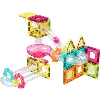 Picassotiles Magnetfliser Byggesten Bygning Rejsest?rrelse Magnetisk marmor Konstruktion Leget?j S?t Mini Diamond Marble Racetrack Byggesten Play