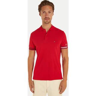 Tommy Hilfiger Herren Polo-Shirt rot Slim Fit
