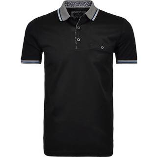 RAGMAN Herren Polo-Shirt schwarz