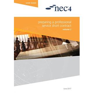 NEC4: Preparing a Professional Service Contract